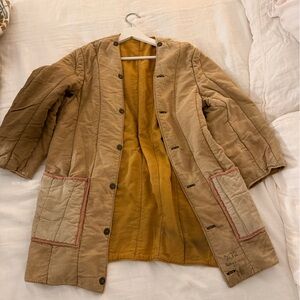Men's/women’s Tan Quilted military 1972 Jacket